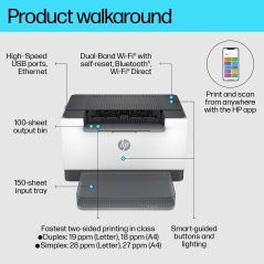 HP Laserjet M207Dw Printer - 8J9K9F
